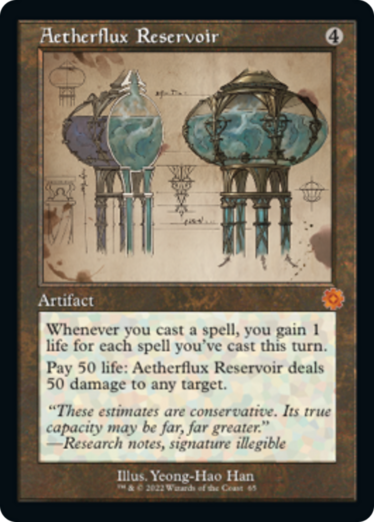 Aetherflux Reservoir (Retro Schematic) [The Brothers' War Retro Artifacts] | Grognard Games