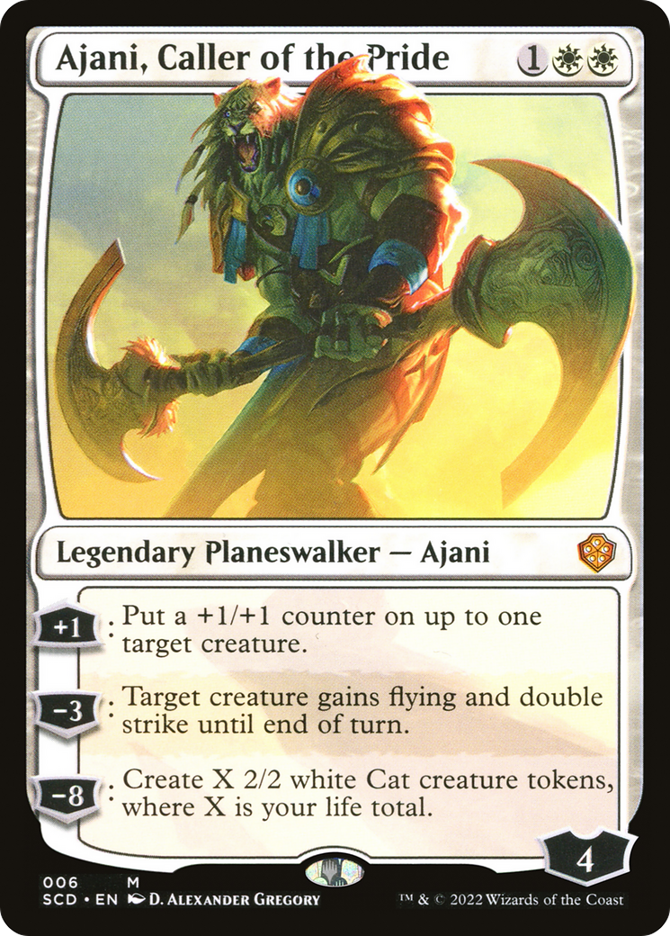 Ajani, Caller of the Pride [Starter Commander Decks] | Grognard Games