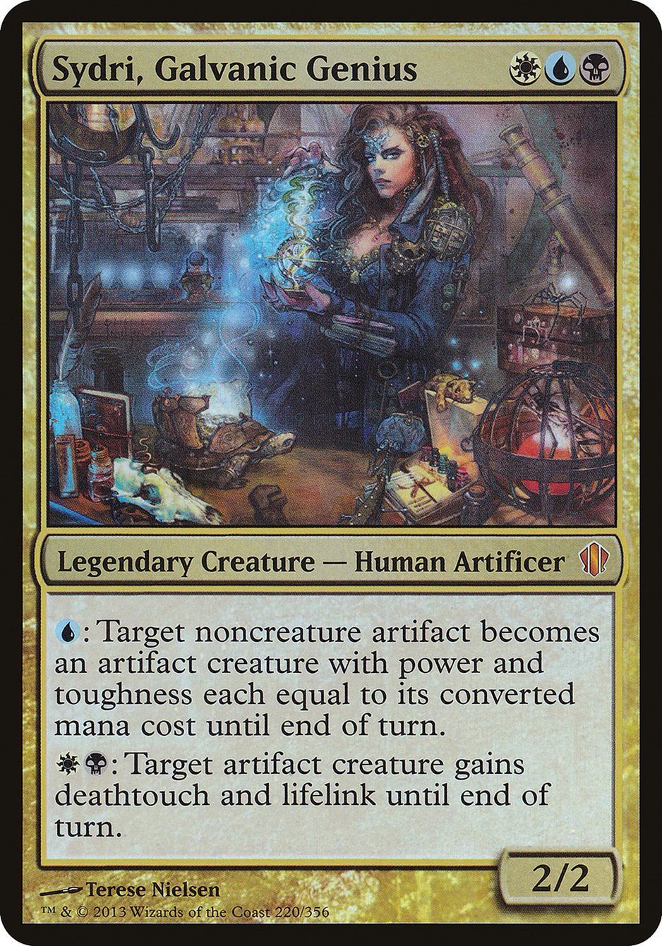 Sydri, Galvanic Genius (Oversized) [Commander 2013 Oversized] | Grognard Games