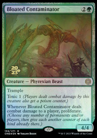 Bloated Contaminator [Phyrexia: All Will Be One Prerelease Promos] | Grognard Games