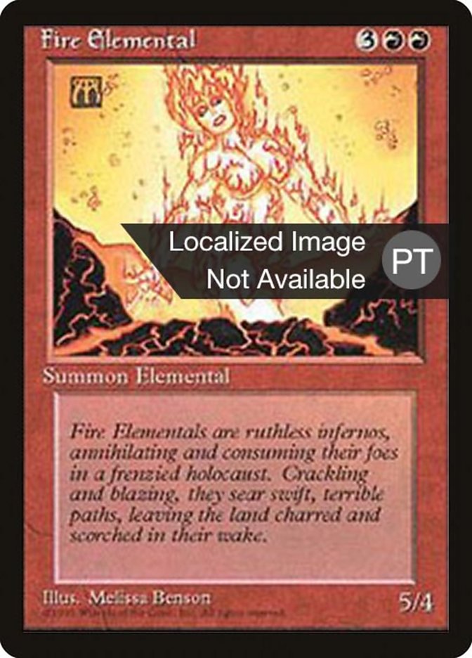 Fire Elemental [Fourth Edition (Foreign Black Border)] | Grognard Games