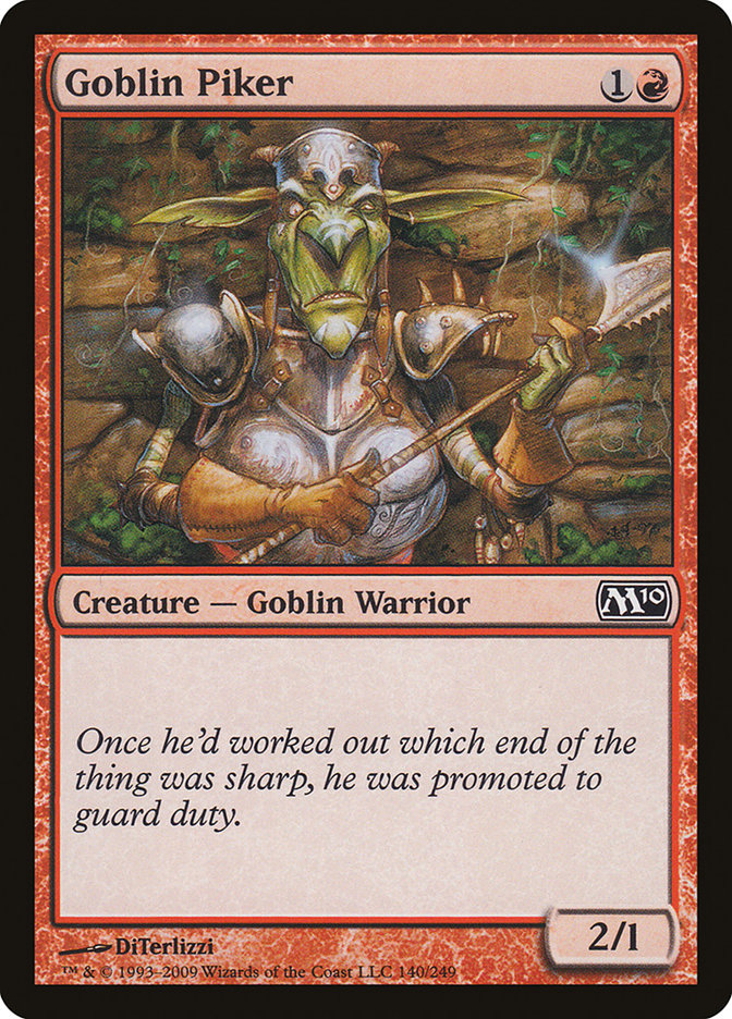 Goblin Piker [Magic 2010] | Grognard Games