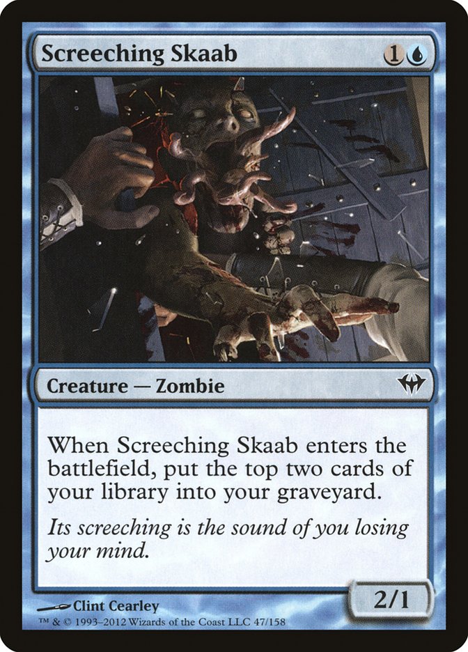 Screeching Skaab [Dark Ascension] | Grognard Games