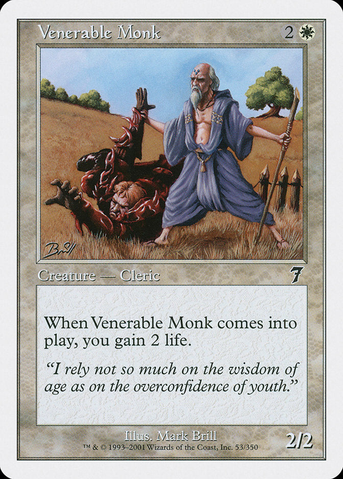 Venerable Monk [Seventh Edition] | Grognard Games