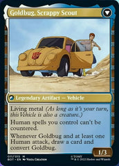 Goldbug, Humanity's Ally // Goldbug, Scrappy Scout [Universes Beyond: Transformers] | Grognard Games