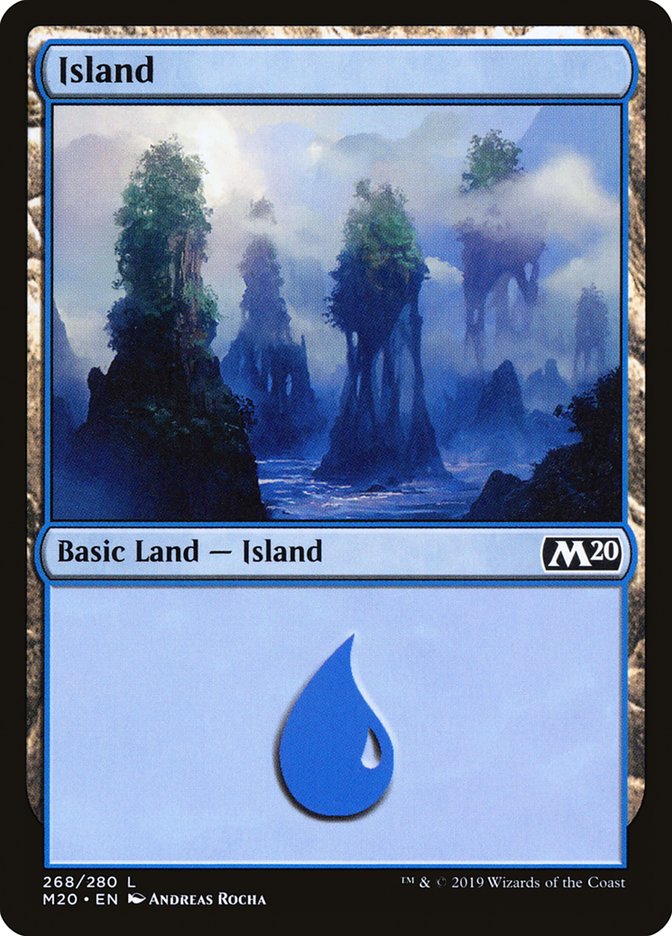 Island (268) [Core Set 2020] | Grognard Games