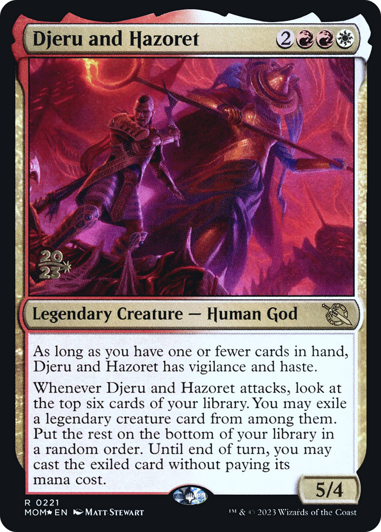 Djeru and Hazoret [March of the Machine Prerelease Promos] | Grognard Games