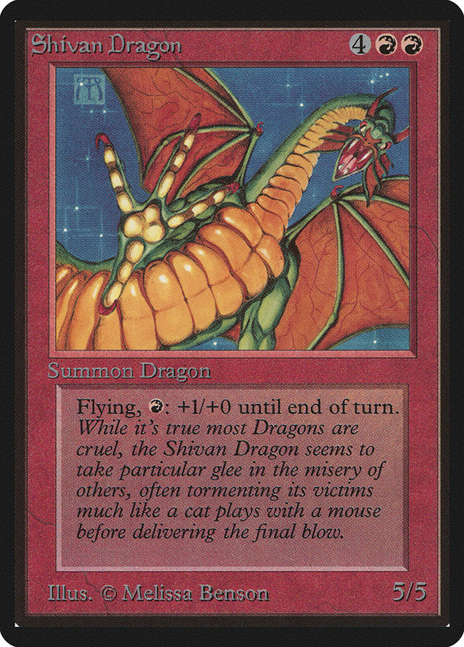 Shivan Dragon [Limited Edition Beta] | Grognard Games