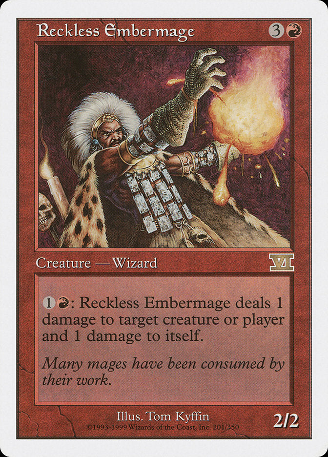 Reckless Embermage [Classic Sixth Edition] | Grognard Games