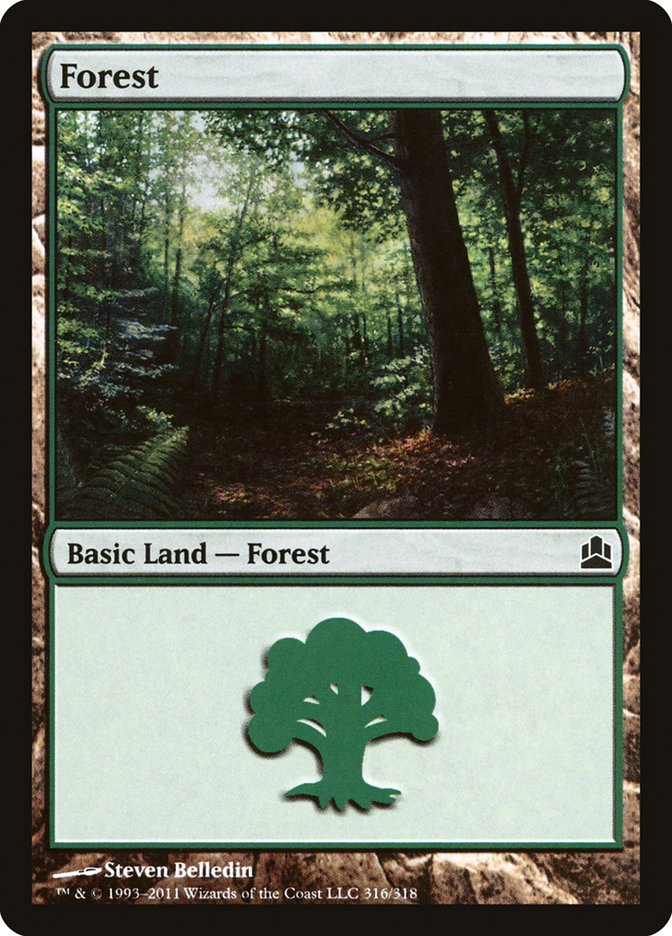 Forest (316) [Commander 2011] | Grognard Games
