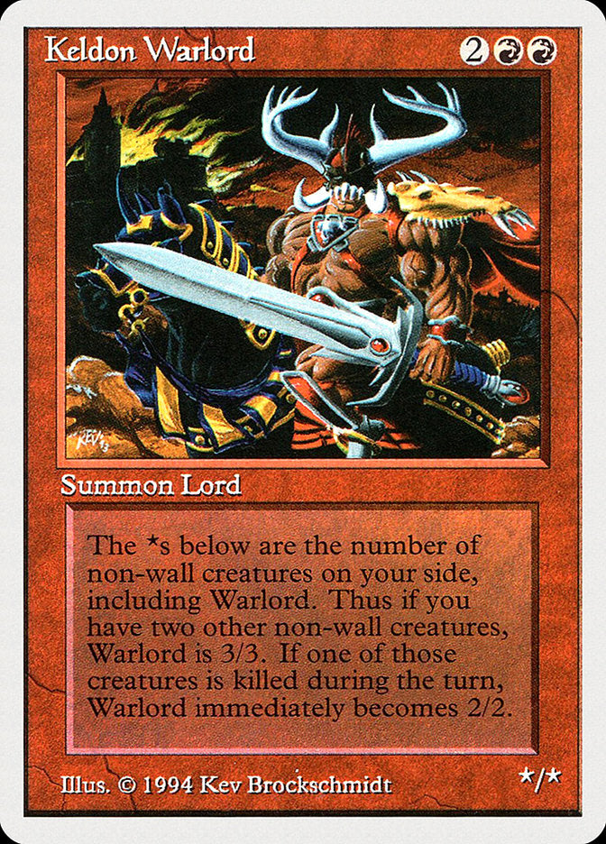 Keldon Warlord [Summer Magic / Edgar] | Grognard Games