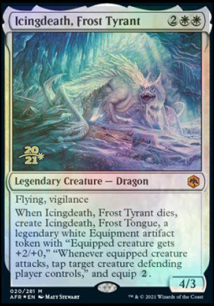 Icingdeath, Frost Tyrant [Dungeons & Dragons: Adventures in the Forgotten Realms Prerelease Promos] | Grognard Games