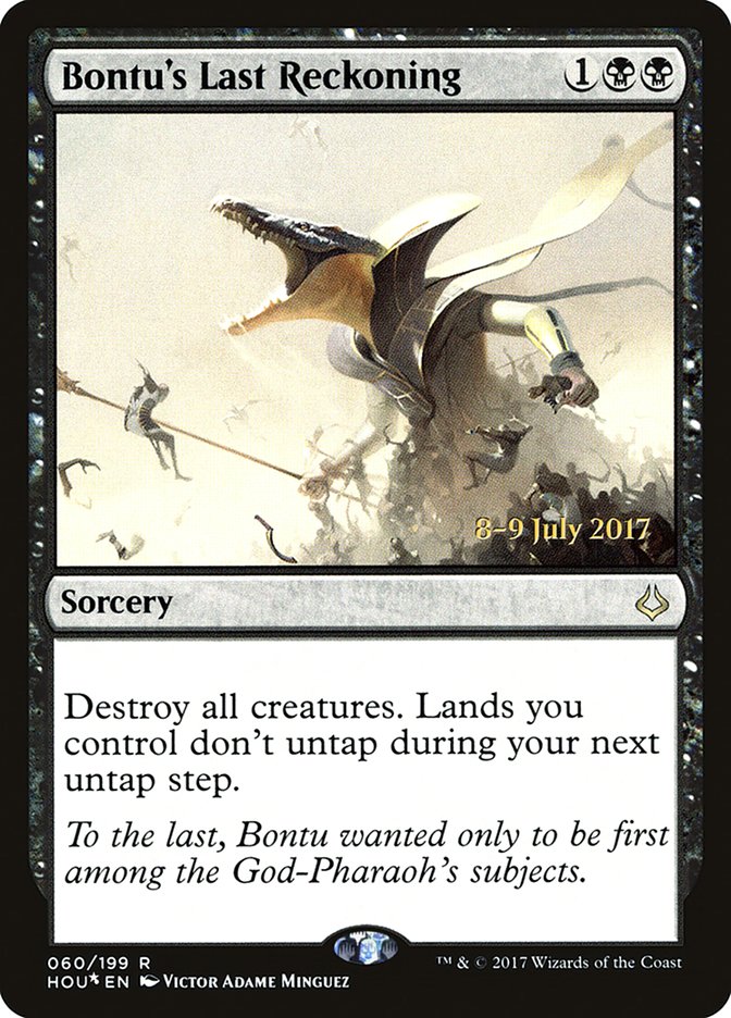 Bontu's Last Reckoning  [Hour of Devastation Prerelease Promos] | Grognard Games