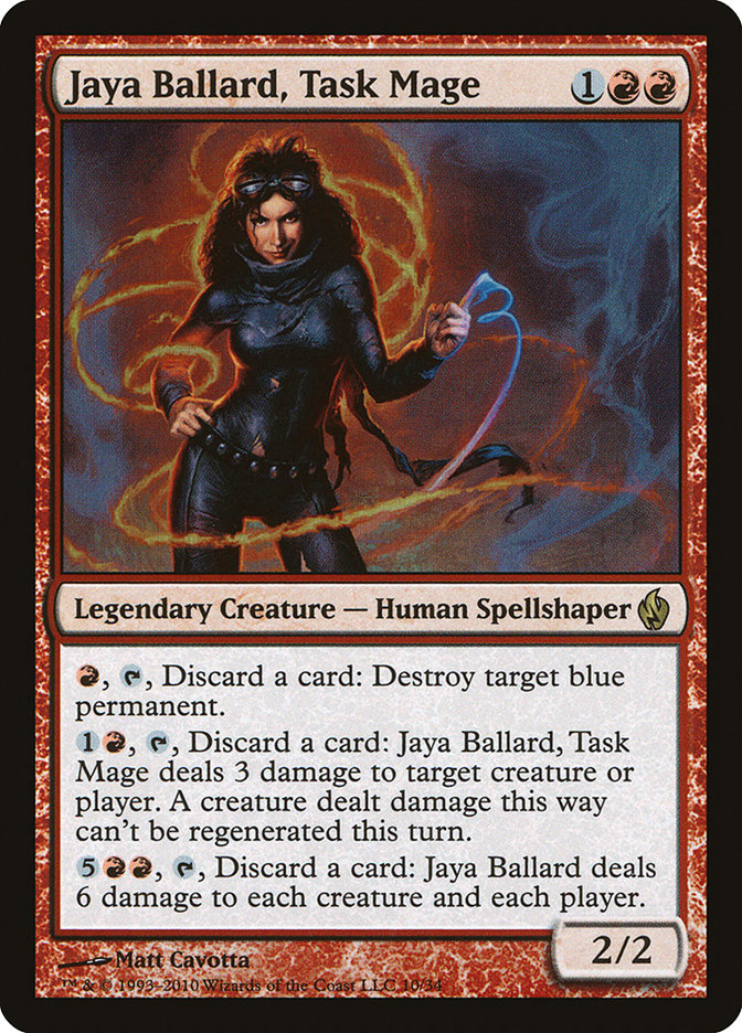Jaya Ballard, Task Mage [Premium Deck Series: Fire and Lightning] | Grognard Games