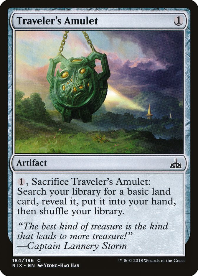 Traveler's Amulet [Rivals of Ixalan] | Grognard Games