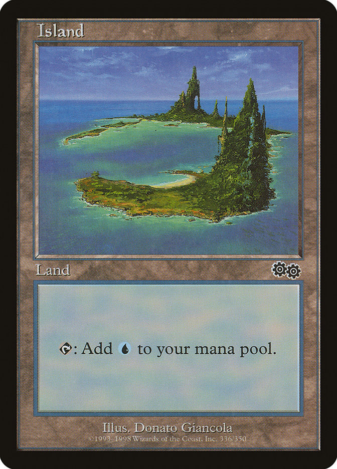 Island (336) [Urza's Saga] | Grognard Games