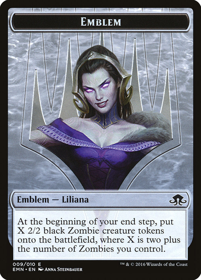 Liliana, the Last Hope Emblem [Eldritch Moon Tokens] | Grognard Games