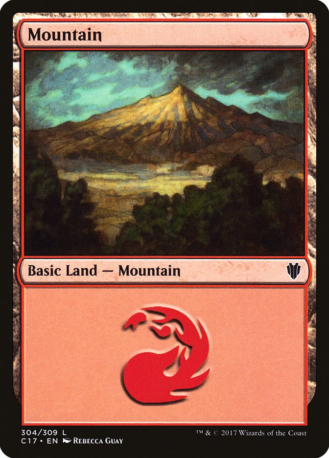 Mountain (304) [Commander 2017] | Grognard Games