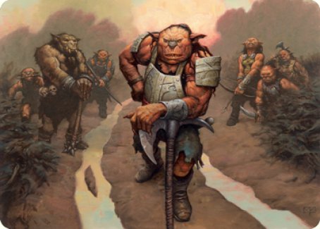 Hobgoblin Bandit Lord Art Card [Dungeons & Dragons: Adventures in the Forgotten Realms Art Series] | Grognard Games