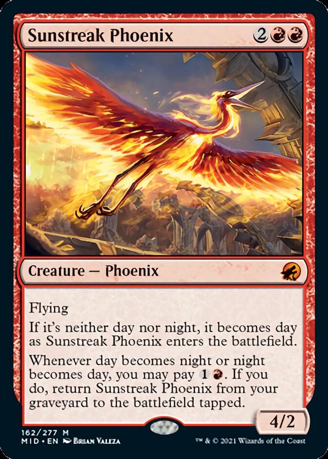 Sunstreak Phoenix [Innistrad: Midnight Hunt] | Grognard Games