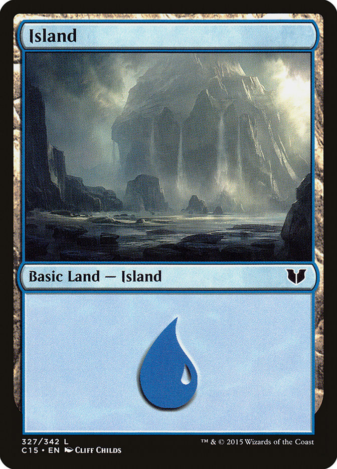 Island (327) [Commander 2015] | Grognard Games