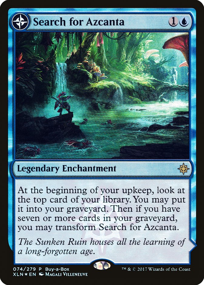 Search for Azcanta // Azcanta, the Sunken Ruin (Buy-A-Box) [Ixalan Treasure Chest] | Grognard Games