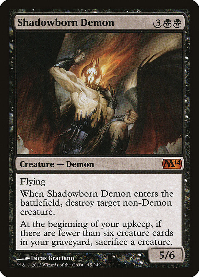 Shadowborn Demon [Magic 2014] | Grognard Games