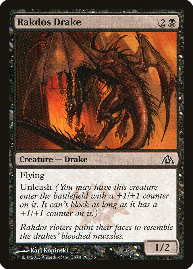 Rakdos Drake [Dragon's Maze] | Grognard Games