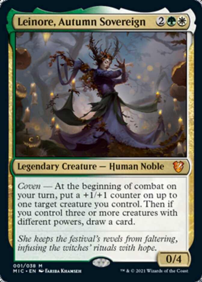 Leinore, Autumn Sovereign (Display Commander) [Innistrad: Midnight Hunt Commander] | Grognard Games