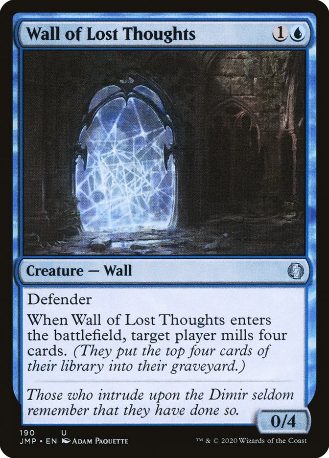 Wall of Lost Thoughts [Jumpstart] | Grognard Games