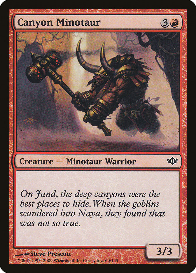 Canyon Minotaur [Conflux] | Grognard Games