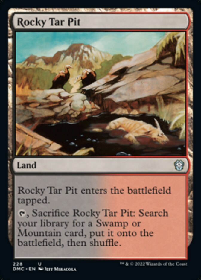 Rocky Tar Pit [Dominaria United Commander] | Grognard Games