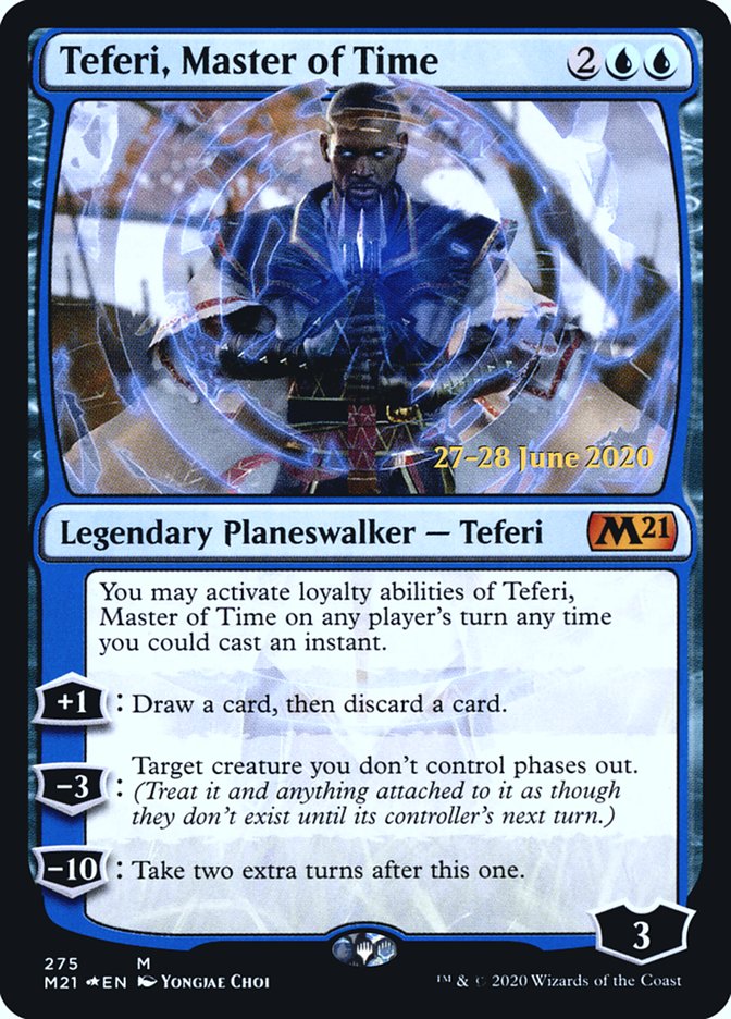 Teferi, Master of Time  [Core Set 2021 Prerelease Promos] | Grognard Games