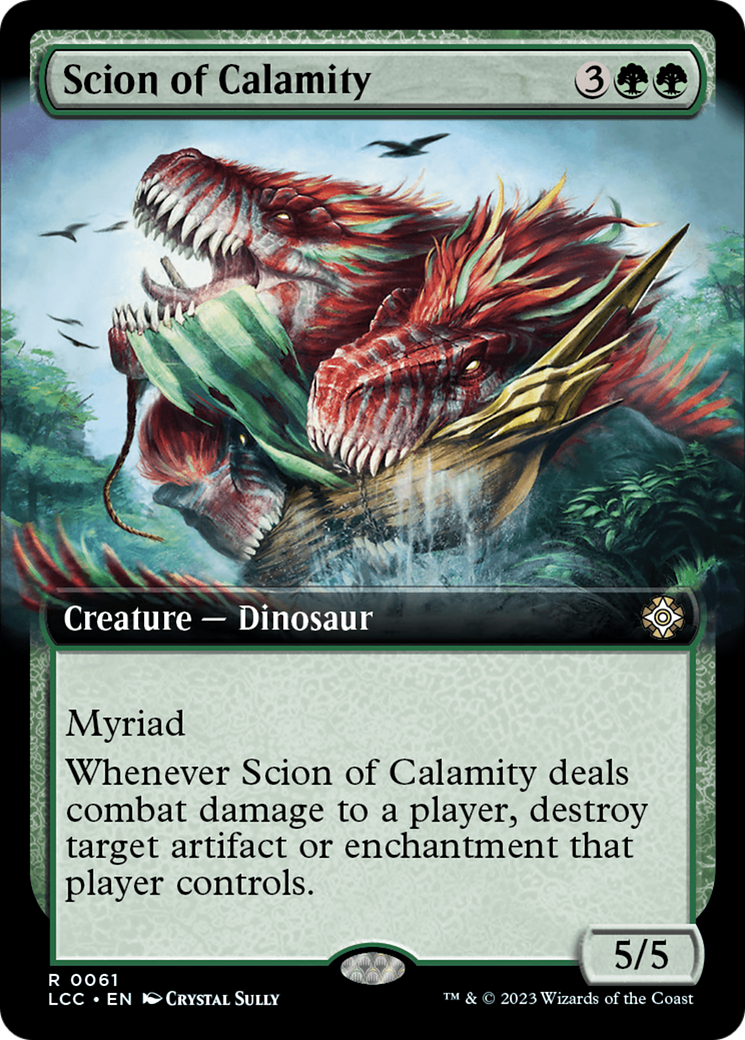 Scion of Calamity (Extended Art) [The Lost Caverns of Ixalan Commander] | Grognard Games