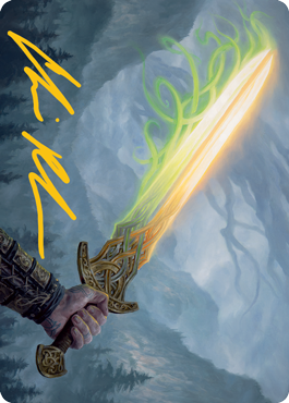 Sword of Hearth and Home Art Card (Gold-Stamped Signature) [Modern Horizons 2 Art Series] | Grognard Games