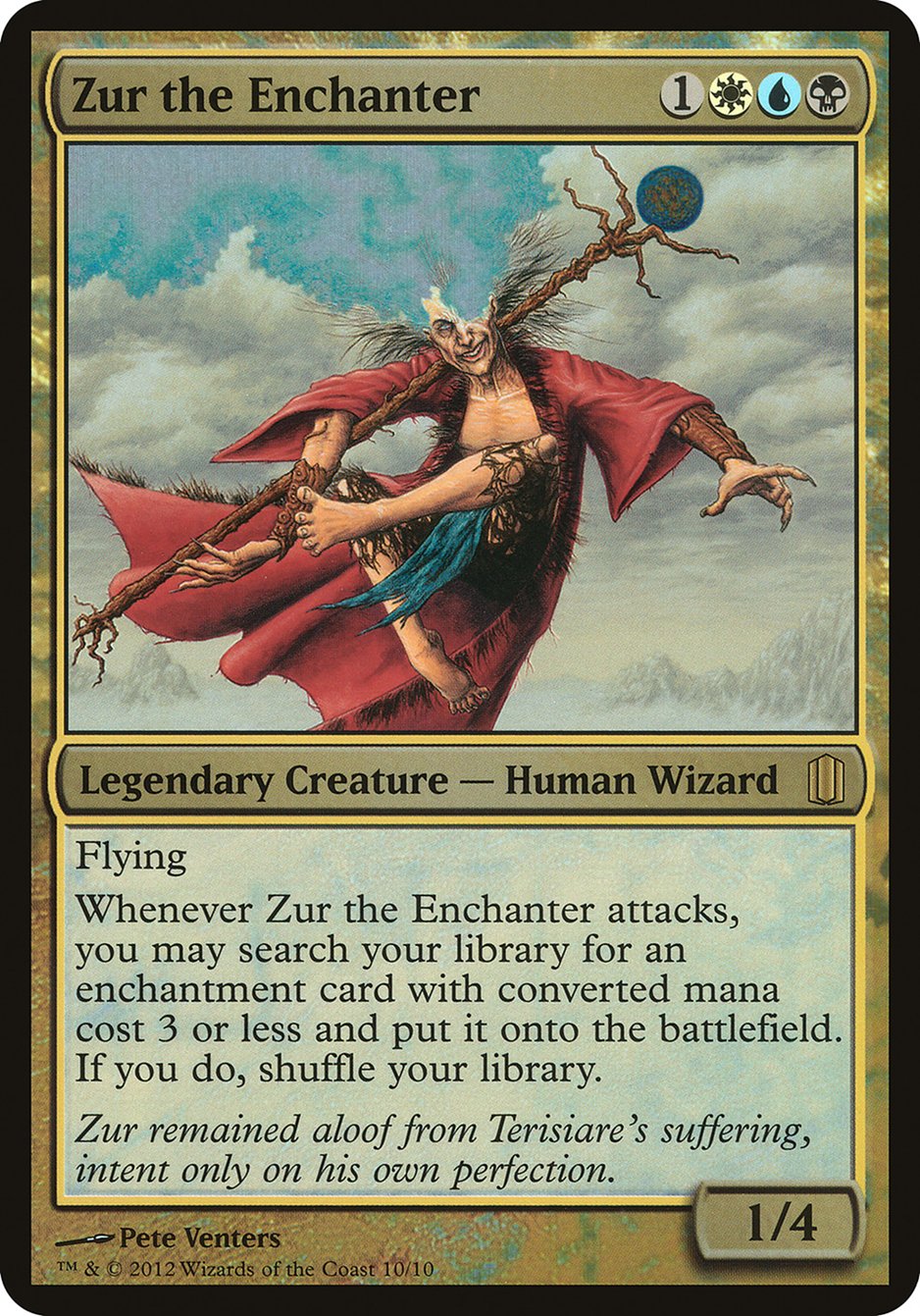 Zur the Enchanter (Oversized) [Commander's Arsenal Oversized] | Grognard Games
