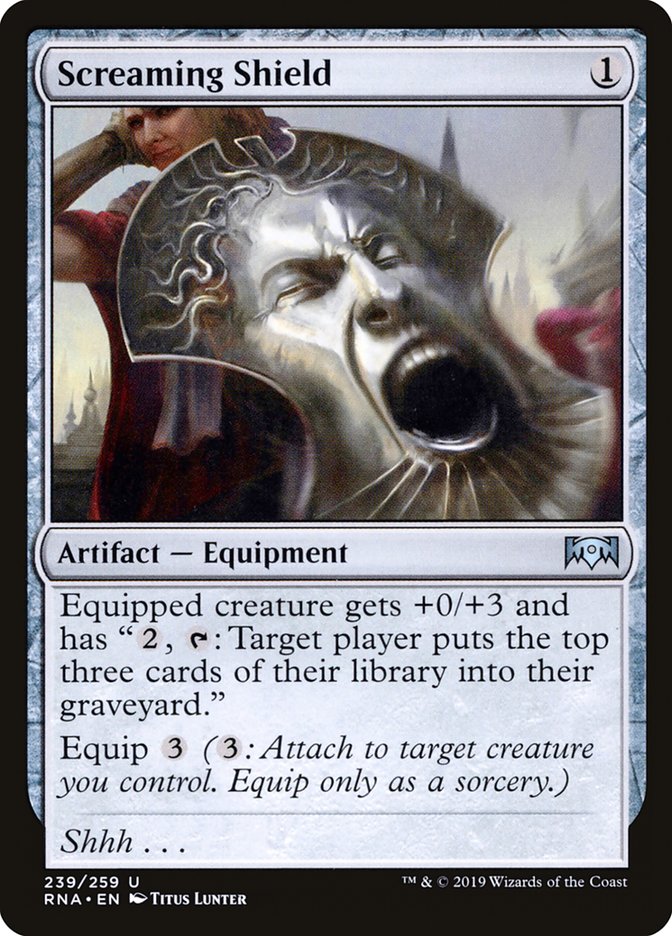 Screaming Shield [Ravnica Allegiance] | Grognard Games