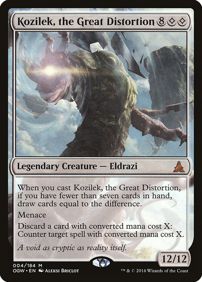 Kozilek, the Great Distortion [Oath of the Gatewatch] | Grognard Games