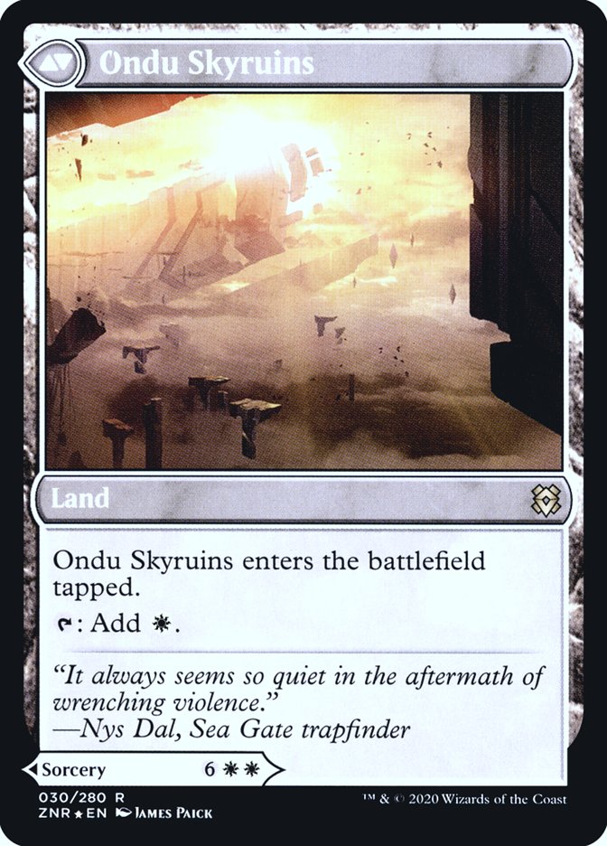 Ondu Inversion // Ondu Skyruins [Zendikar Rising Prerelease Promos] | Grognard Games