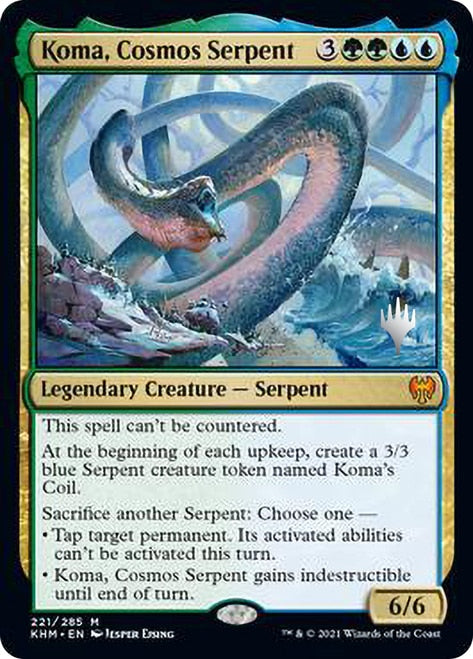 Koma, Cosmos Serpent [Kaldheim Promos] | Grognard Games