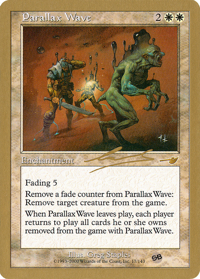 Parallax Wave (Nicolas Labarre) (SB) [World Championship Decks 2000] | Grognard Games