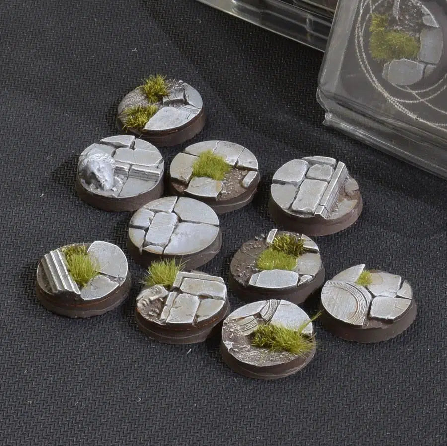 Gamers Grass Battle Ready Bases Temple 25mm Round | Grognard Games