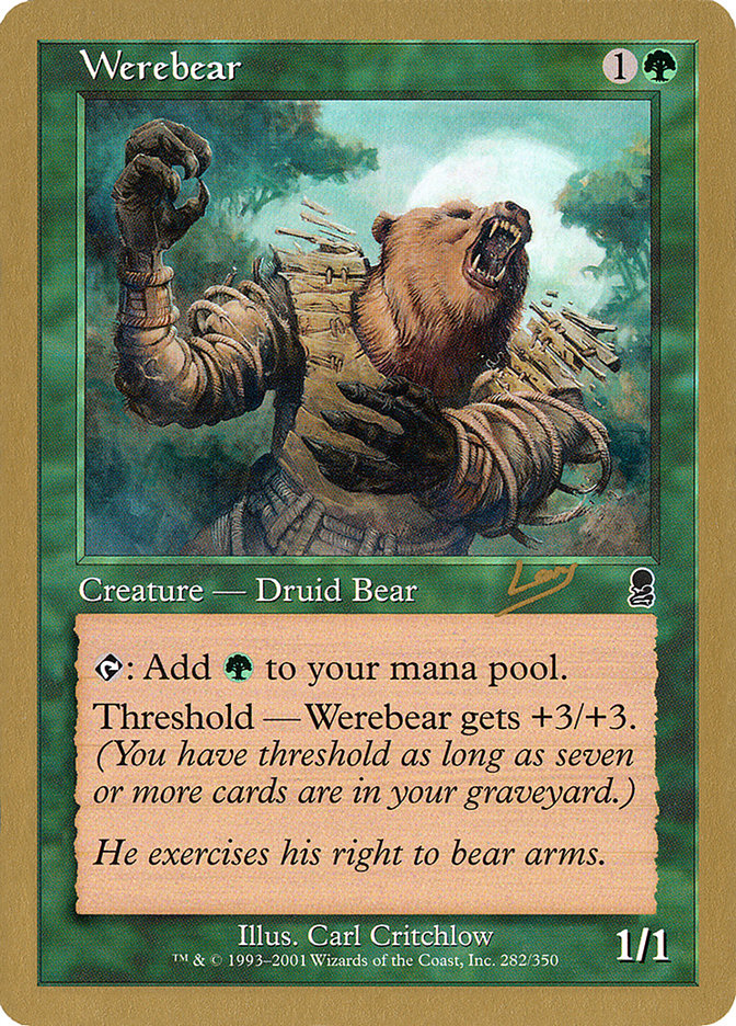 Werebear (Raphael Levy) [World Championship Decks 2002] | Grognard Games