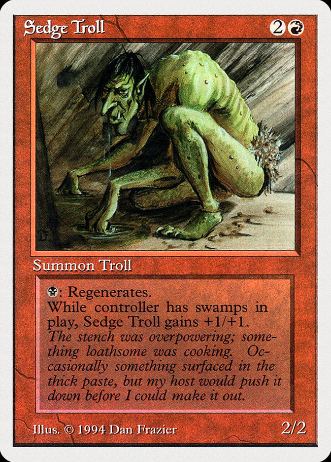 Sedge Troll [Summer Magic / Edgar] | Grognard Games