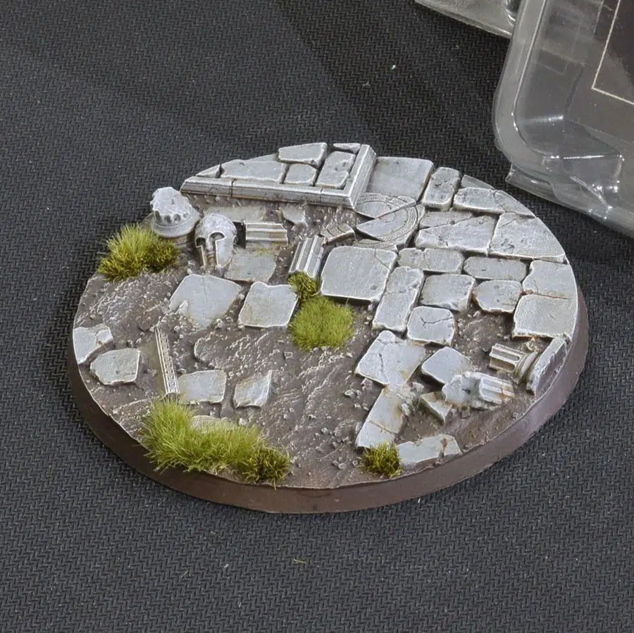 Gamers Grass Battle Ready Bases Temple 100mm Round | Grognard Games