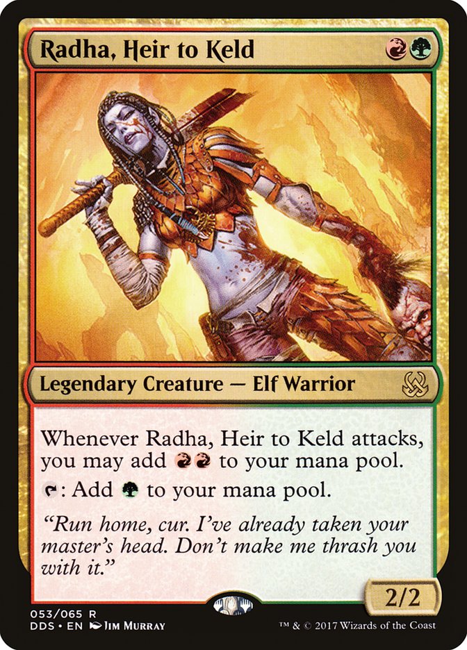 Radha, Heir to Keld [Duel Decks: Mind vs. Might] | Grognard Games