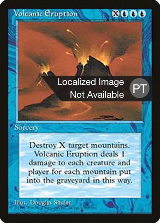 Volcanic Eruption [Fourth Edition (Foreign Black Border)] | Grognard Games