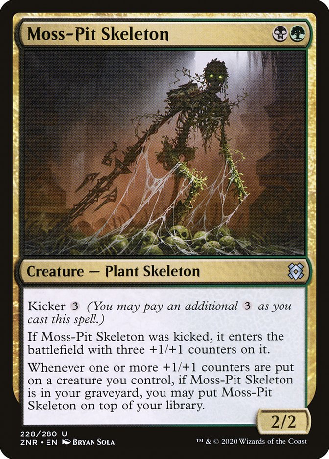 Moss-Pit Skeleton [Zendikar Rising] | Grognard Games