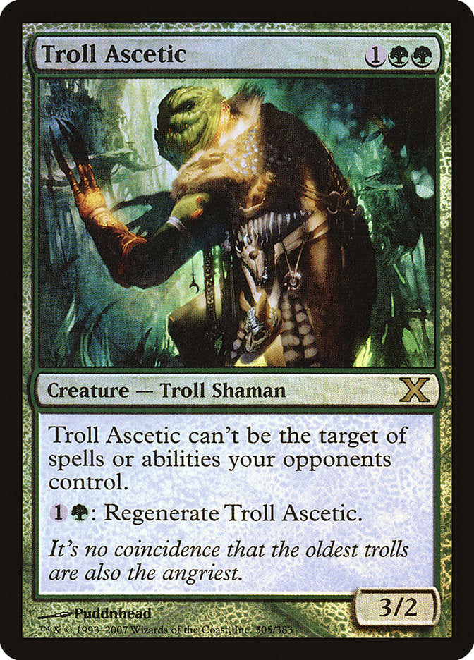 Troll Ascetic (Premium Foil) [Tenth Edition] | Grognard Games