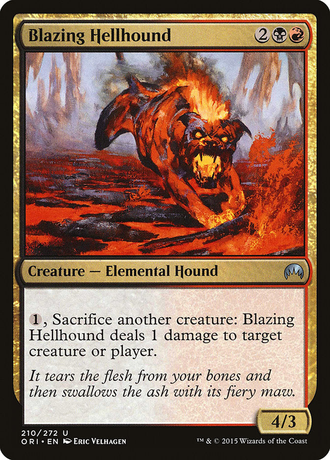 Blazing Hellhound [Magic Origins] | Grognard Games